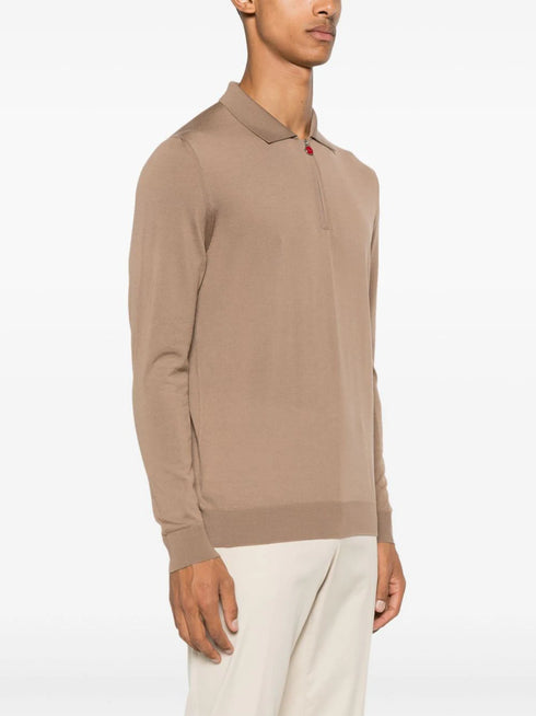 wool polo shirt